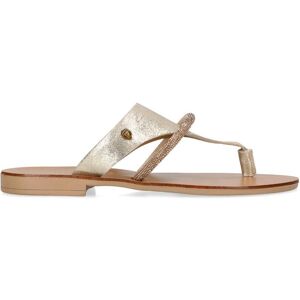 Kurt Geiger London Womens Leather Kgl Strand Sandals - Champagne Leather (Archived) - Size Uk 3 Kurt Geiger London Womens Leather Kgl Strand Sandals - Champagne Leather (Archived) - Size Uk 3