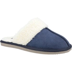 Hush Puppies Womens/ladies Arianna Suede Slippers (Navy) - Size Uk 3 Hush Puppies Womens/ladies Arianna Suede Slippers (Navy) - Size Uk 3