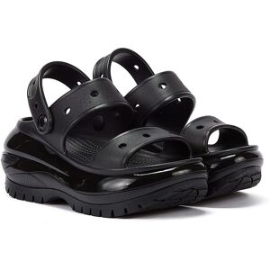 Crocs Classic Mega Crush Womens Black Sandals - Size Uk 7.5 Crocs Classic Mega Crush Womens Black Sandals - Size Uk 7.5