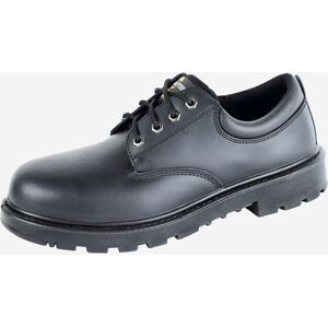 Grafters Contractor Leather Safety Shoe Mens - Black - Size Uk 7 Grafters Contractor Leather Safety Shoe Mens - Black - Size Uk 7