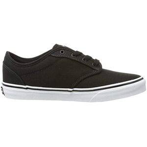 Vans Kids Black Canvas Low Top Lace-Up - Kids Plimsolls Vans Kids Black Canvas Low Top Lace-Up - Kids Plimsolls