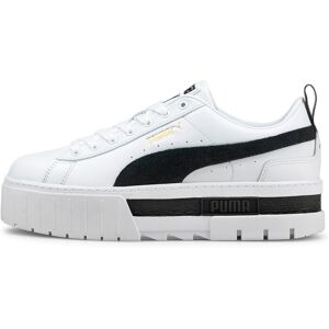 Puma Womens Mayze Trainers Sports Shoes - Black/white Leather - Size Uk 7 Puma Womens Mayze Trainers Sports Shoes - Black/white Leather - Size Uk 7