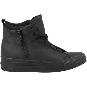 Converse Chuck Taylor All Star Selene Monochrome Womens Black Plimsolls Leather - Size Uk 3.5 Converse Chuck Taylor All Star Selene Monochrome Womens Black Plimsolls Leather - Size Uk 3.5