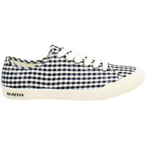 Seavees Monterey Americana Womens Black/white Plimsolls Canvas (Archived) - Size Uk 5 Seavees Monterey Americana Womens Black/white Plimsolls Canvas (Archived) - Size Uk 5