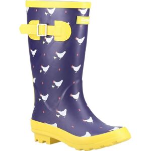 Cotswold Childrens Unisex Childrens/kids Farmyard Chicken Wellington Boots (Navy/yellow) - Size Uk 12 Kids Cotswold Childrens Unisex Childrens/kids Farmyard Chicken Wellington Boots (Navy/yellow) - Size Uk 12 Kids