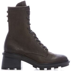 Moda In Pelle Womens 'Alysse' Grey Leather Biker Boots - Size Eu 36 Moda In Pelle Womens 'Alysse' Grey Leather Biker Boots - Size Eu 36