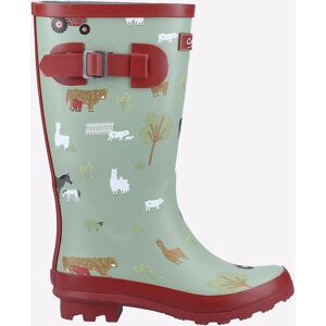 Cotswold Childrens Unisex Farmyard Memory Foam Wellington Junior - Green Rubber - Size Uk 13 Kids Cotswold Childrens Unisex Farmyard Memory Foam Wellington Junior - Green Rubber - Size Uk 13 Kids