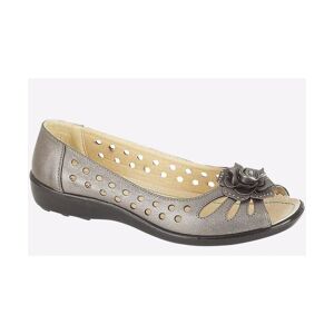 Boulevard Mia Flower Womens - Grey - Size Uk 6