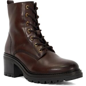 Dune London Womens Ladies Plotted - Leather Lace Up Ankle Boots - Brown - Size Uk 6 Dune London Womens Ladies Plotted - Leather Lace Up Ankle Boots - Brown - Size Uk 6