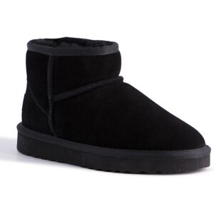 Aus Wooli Childrens Unisex Australia Kid'S Sheepskin Bondi Ankle Boots - Black Leather - Size Uk 11 Kids Aus Wooli Childrens Unisex Australia Kid'S Sheepskin Bondi Ankle Boots - Black Leather - Size Uk 11 Kids