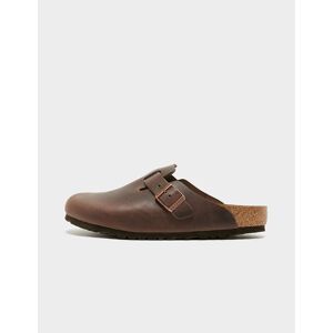 Birkenstock Mens Boston Leather Sandals In Brown - Size Uk 8 Birkenstock Mens Boston Leather Sandals In Brown - Size Uk 8