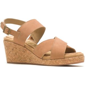 Hush Puppies Womens Willow X Band Ladies Heeled Sandals - Tan Leather/textile - Size Uk 7 Hush Puppies Womens Willow X Band Ladies Heeled Sandals - Tan Leather/textile - Size Uk 7