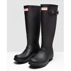 Hunter Womens Original Tall Classic Boots - Black Rubber - Size Uk 7 Hunter Womens Original Tall Classic Boots - Black Rubber - Size Uk 7