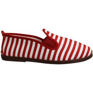 Flossy Mens Style Corella Red/white Plimsolls Textile - Size Uk 1.5 Flossy Mens Style Corella Red/white Plimsolls Textile - Size Uk 1.5