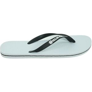 Philipp Plein Mens Brand Logo White Flip Flops - Size Uk 9 Philipp Plein Mens Brand Logo White Flip Flops - Size Uk 9