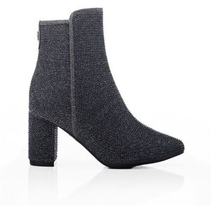 Moda In Pelle Womens 'Xiomara' Pewter Textile - Metallic - Size Eu 37 Moda In Pelle Womens 'Xiomara' Pewter Textile - Metallic - Size Eu 37