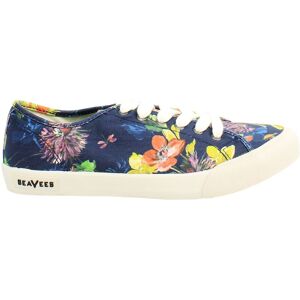 Seavees Monterey Trina Turk Womens Navy Plimsolls - Blue Canvas (Archived) - Size Uk 6 Seavees Monterey Trina Turk Womens Navy Plimsolls - Blue Canvas (Archived) - Size Uk 6