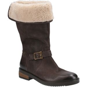 Hush Puppies Womens Bonnie Ladies Mid Boots - Brown Leather - Size 6 (Uk Shoe) Hush Puppies Womens Bonnie Ladies Mid Boots - Brown Leather - Size 6 (Uk Shoe)