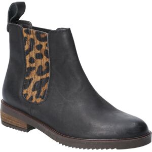 Hush Puppies Womens Stella Slip On Chelsea Ankle Boots - Black Leather - Size Uk 4 Hush Puppies Womens Stella Slip On Chelsea Ankle Boots - Black Leather - Size Uk 4