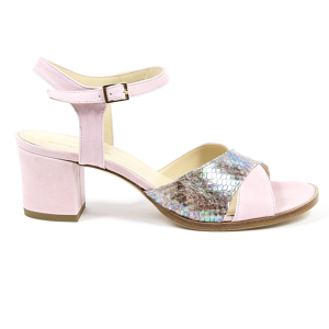 Versace 1969 Abbigliamento Sportivo Srl Milano Italia V Womens Ankle Strap Sandal - Pink Leather - Size Uk 5 Versace 1969 Abbigliamento Sportivo Srl Milano Italia V Womens Ankle Strap Sandal - Pink Leather - Size Uk 5