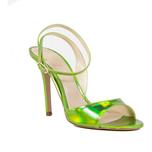 Versace 1969 Abbigliamento Sportivo Srl Milano Italia V1969 Womens Ankle Strap Sandal Green 302 Cangiante Verde Leather - Size Uk 3 Versace 1969 Abbigliamento Sportivo Srl Milano Italia V1969 Womens Ankle Strap Sandal Green 302 Cangiante Verde Leather - Size Uk 3