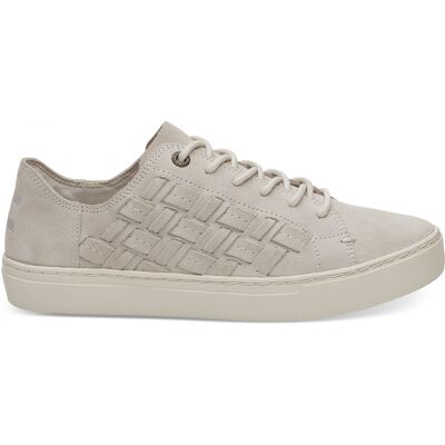 Toms Lenox Birch Womens Beige Trainers - Stone Leather - Size Uk 3.5 Toms Lenox Birch Womens Beige Trainers - Stone Leather - Size Uk 3.5