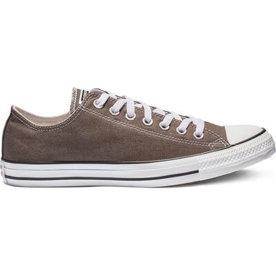 Converse All Star Unisex Chuck Taylor Low Top - Taupe - Charcoal Canvas - Size Uk 5 Converse All Star Unisex Chuck Taylor Low Top - Taupe - Charcoal Canvas - Size Uk 5