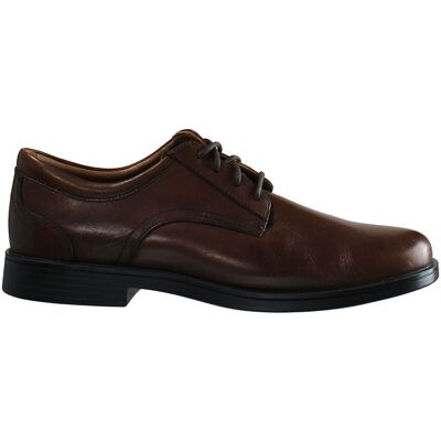 Clarks Un Aldric Mens Brown Shoes Leather - Size Uk 8 Clarks Un Aldric Mens Brown Shoes Leather - Size Uk 8