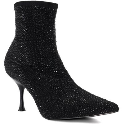Dune London Womens Ladies Onslowe - Heeled Ankle Boots - Black Micro Fibre - Size Uk 6 Dune London Womens Ladies Onslowe - Heeled Ankle Boots - Black Micro Fibre - Size Uk 6