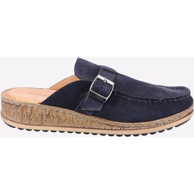 Hush Puppies Sorcha Mule Memory Foam Sandal Womens - Navy Leather (Archived) - Size Uk 8 Hush Puppies Sorcha Mule Memory Foam Sandal Womens - Navy Leather (Archived) - Size Uk 8