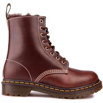 Dr Martens Womens 1460 Serena Boots - Brown Leather - Size Uk 4 Dr Martens Womens 1460 Serena Boots - Brown Leather - Size Uk 4