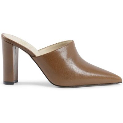 Versace 1969 Abbigliamento Sportivo Srl Milano Italia 19v69 Womens Mule Sandal Brown Leya90 Botero Tobacco Leather - Size Uk 6 Versace 1969 Abbigliamento Sportivo Srl Milano Italia 19v69 Womens Mule Sandal Brown Leya90 Botero Tobacco Leather - Size Uk 6