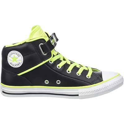 Converse Childrens Unisex X Chuck Taylor Pc Looback Kids Black Plimsolls Leather - Size Uk 5.5 Converse Childrens Unisex X Chuck Taylor Pc Looback Kids Black Plimsolls Leather - Size Uk 5.5