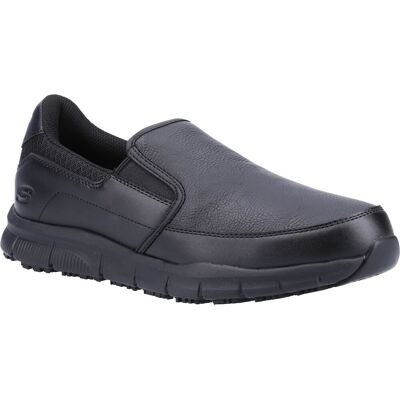Skechers Mens Nampa Groton Occupational Safety Shoes - Black Other Material/textile - Size Uk 7 Skechers Mens Nampa Groton Occupational Safety Shoes - Black Other Material/textile - Size Uk 7