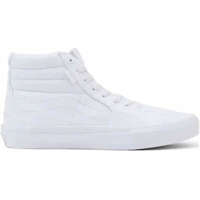 Vans Skare Sk8-Hi White Men's Shoes - Lace-Up - Shoes Vans Skare Sk8-Hi White Men's Shoes - Lace-Up - Shoes