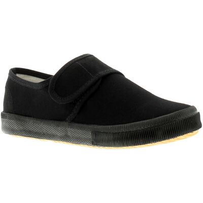 Wynsors Boys Younger Childrens School Plimsolls Pumps Touch Fastening Black Textile - Size 10 Kids (Uk Shoe) Wynsors Boys Younger Childrens School Plimsolls Pumps Touch Fastening Black Textile - Size 10 Kids (Uk Shoe)