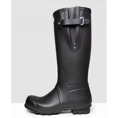 Hunter Original Side Adjustable Mens Wellington Boots - Black - Size Uk 7 Hunter Original Side Adjustable Mens Wellington Boots - Black - Size Uk 7