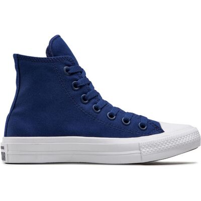 Converse Chuck Taylor Ii Womens Blue Plimsolls Textile - Size Uk 3 Converse Chuck Taylor Ii Womens Blue Plimsolls Textile - Size Uk 3