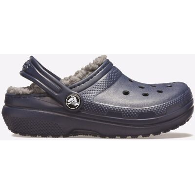 Crocs Baby Toddler Classic Lined Clog Infants - Navy Mixed Material - Size Uk 6 Infant Crocs Baby Toddler Classic Lined Clog Infants - Navy Mixed Material - Size Uk 6 Infant