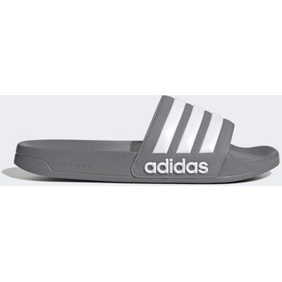 Adidas Sportswear Mens Adilette Shower Slides - Grey - Size Uk 8 Adidas Sportswear Mens Adilette Shower Slides - Grey - Size Uk 8