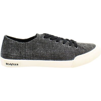 Seavees Monterey Raffia Womens Black Plimsolls - Size Uk 7 Seavees Monterey Raffia Womens Black Plimsolls - Size Uk 7