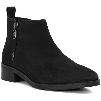 Dune London Womens Ladies Progress - Casual Ankle Boots - Black Nubuck - Size Uk 5 Dune London Womens Ladies Progress - Casual Ankle Boots - Black Nubuck - Size Uk 5