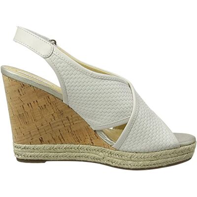 Geox Donna Janira C Womens White Wedges Leather (Archived) - Size Uk 3.5 Geox Donna Janira C Womens White Wedges Leather (Archived) - Size Uk 3.5