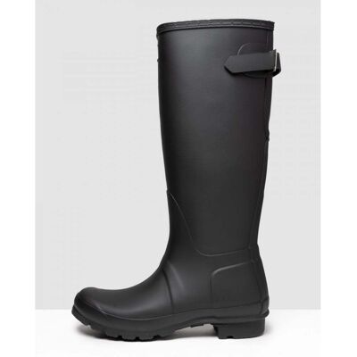 Hunter Womens Original Back Adjustable Boots - Black - Size Uk 7 Hunter Womens Original Back Adjustable Boots - Black - Size Uk 7
