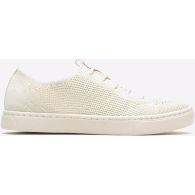 Hush Puppies Good Sneaker Mens - Off-White Mixed Material - Size Uk 12 Hush Puppies Good Sneaker Mens - Off-White Mixed Material - Size Uk 12