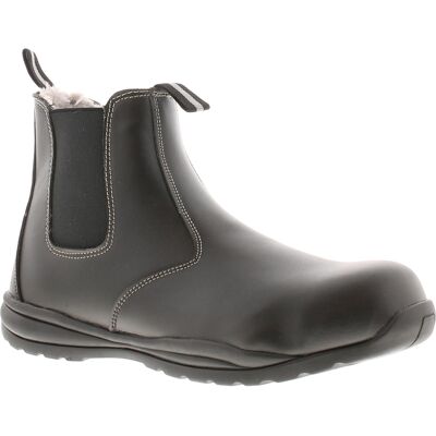 Tradesafe Womens Safety Boots Crush Leather Black Leather (Archived) - Size Uk 3 Tradesafe Womens Safety Boots Crush Leather Black Leather (Archived) - Size Uk 3