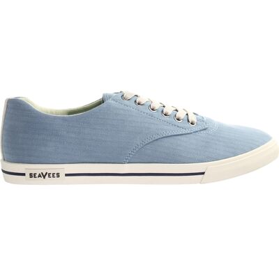 Seavees Hermosa Blue Mirage Herringbone Twill Surwash Plimsoll Mens Plimsolls Canvas - Size Uk 11 Seavees Hermosa Blue Mirage Herringbone Twill Surwash Plimsoll Mens Plimsolls Canvas - Size Uk 11