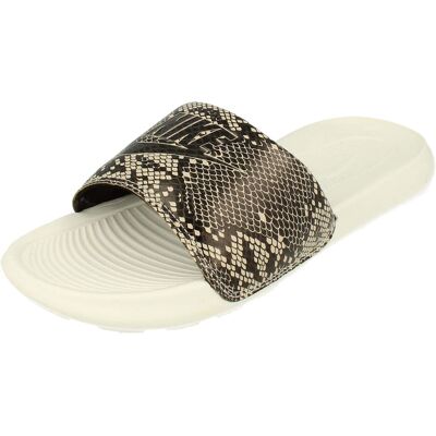 Nike Womens Victori One Slide Print Slides Beige - Size Uk 3.5 Nike Womens Victori One Slide Print Slides Beige - Size Uk 3.5
