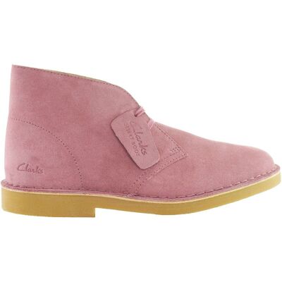 Clarks Originals Desert Womens Pink Boots - Size Uk 7 Clarks Originals Desert Womens Pink Boots - Size Uk 7