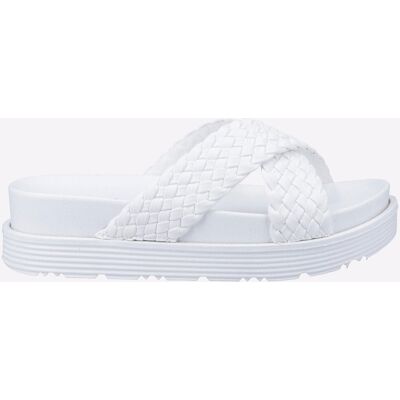 Hush Puppies Serena Mule Sandals Womens - White - Size Uk 8 Hush Puppies Serena Mule Sandals Womens - White - Size Uk 8